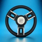 Gussi Italia Black Model 702 Steering Wheel With Keyed Hub Blue Wave Cap New. Price: $125.80.