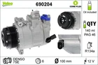 Compressor, Air Conditioning Valeo For Volvo 240 2.0 690204 Neu. Price: $419.15.
