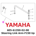New Yamaha Genuine Steering Link ARM-F150 Up 6E5-61350-02-00. Price: $140.99.