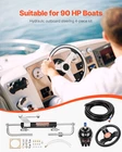 90HP Hydraulic Outboard Steering Kit, Marine Boat System Wit New. Price: $576.79.