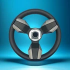 Collina Boat Steering Wheel Dark Gray Inserts Chrome-black Keyed Only New. Price: $80.63.