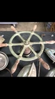 Antique Nautical Maritime Wooden Boat 16 Steering Wheel Vintage Lyman Islander. Price: $395.00.