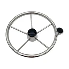 Marine City 13-1/2" 5-SPOKE Steering Wheel 304 Stainless Steel With Large Knob New. Price: $79.99.