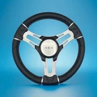 Gussi Italia Steering Wheel Brushed Aluminum Spokes Crest New. Price: $115.16.