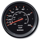 Suzuki Outboard Parts 4" Speedometer 50 Mph Gauge 34100-93J22 Black New. Price: $184.75.