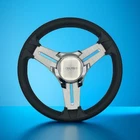 Model 15 Marine Steering Wheel Brush Alum Spokes Gussi Italia Logo New. Price: $59.99.