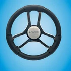 Malera Boat Steering Wheel Chrome Spokes Gussi Dome Black Rim New. Price: $145.77.