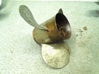 Mercury Outboard Stainless Propeller Right Hand Rot 14" Dia X 19P Needs Hub Used. Price: $35.00.