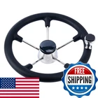 Amarine Made 5 Spoke Boat Destroyer Steering Wheel 13-1/2 Inch Black New. Price: $97.11.