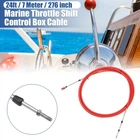 1 Pcs 24FT 276 Inch Marine Throttle Shift Control Box Cable With Clevis Red New. Price: $29.25.