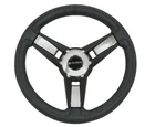 Gussi Black/chrome Steering Wheel For Advanced EV1 Golf Carts New. Price: $99.99.