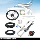 New 90HP Hydraulic Outboard Steering Kit 20FT Hoses Marine Boat System. Price: $383.86.