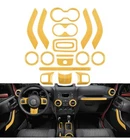 E-cowlboy 18 Pcs Full Set Interior Decoration Trim Kit Steering Wheel Center Con New. Price: $22.75.