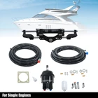 New Hydraulic Steering Kit 350 Hp Helm Pump Cylinder 26 Ft Hose For Outboards. Price: $513.80.