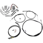 Burly Cable And Brake Line Kits Black 14" Apes For 2008-2011 Harley Fat Bob New. Price: $401.50.