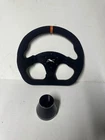 Matrix Shape Steering Wheel Black Suede Orange Stripe Can Am Polaris Rzr New. Price: $99.99.