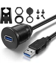 Rerii X00156PN6Z Usb 3.0 To Female Aux Flush Mount Extention Cable New. Price: $11.04.