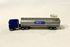 1980 Hot Wheels Steering Rigs Kenworth K100 Semi Cab W/ Arco Tanker Trailer Used. Price: $85.00.