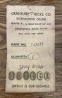 Omc Johnson Evinrude 0303033 Spring Anchor (qty 6) Nos New. Price: $23.00.