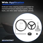 Misakomo Outboard Rotary Steering System Kit New. Price: $63.75.