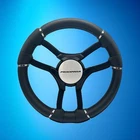 Malera Steering Wheel Black Aluminum Spokes Moomba New. Price: $121.27.