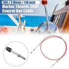 Pcs 10FT 118 Inch Marine Throttle Shift Control Box Cable With Clevis Red New. Price: $35.29.