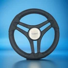 Molinara Marine Steering Wheel Black Brushed Alum Spokes Bentley Boats New. Price: $148.82.