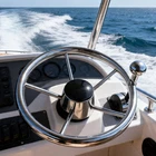 Stainless Steel Boat Steering Wheel 5 Spoke W/knob Marine 11 New. Price: $47.61.