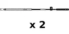 Pack 12 Ft Standard Gen Control Cables Fits Mercury, Mariner Mercruiser New. Price: $116.17.