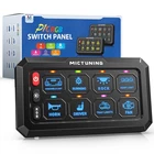 8 Gang Led Rgb Switch Panel Box Electronic Relay System For Atv Utv Boat Marine New. Price: $94.49.