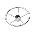 Jinmu Destroyer Style Stainless Boat Steering Wheel New. Price: $30.00.