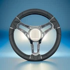 Verona Boat Steering Wheel Chrome Spokes Plain New. Price: $105.75.