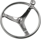 Lewmar 15.5" Powerboat Steering Wheel With Powergrip Control Knob And 5/8" Nut New. Price: $319.15.