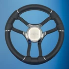 Malera Boat Steering Wheel Black Aluminum Spokes Chrome-style Manitou New. Price: $121.27.