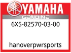 Yamaha Oem Part 6X5-82570-03-00 Triple Panel Switch Asy New. Price: $680.00.