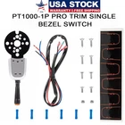 PT1000-1P Pro Bezel Control Switch Blinker Trim/jack Plate For Seastar Hydraulic New. Price: $59.65.