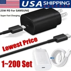 25W Type Usb-c Fast Wall CHARGER+6FT Cable For Samsung Galaxy S20 S21 5G Lot New. Price: $837.89.