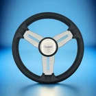 Model 15 Marine Steering Wheel Brush Alum Spokes Bentley Pontoon Logo New. Price: $59.99.