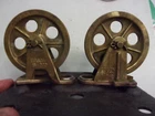 Edson Bronze Steering Pulleys 4" Idlers Pair B-270/A-450 Mounted Fig 711B-213-C Used. Price: $299.00.