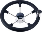 13-1/2'' Boat Marine 5 Spoke Destroyer Steering Wheel W/ Black Foam Grip Knob New. Price: $67.99.