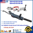 For Yamaha 40-75HP Tiller Handle & Fitting Kit 6X4-42102-24-00 6X4-42103-5C-00 New. Price: $586.50.