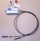 Rebuilt Johnson Ship-master Two 2 Handle Lever Control Box W/8' & 9' Cables #3 Remanufactured. Price: $199.50.