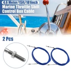 2PCS 15FT 4.6 Meter 181INCH Marine Throttle Shift Remote Control Box Cable New. Price: $49.49.