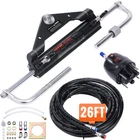 150HP Hydraulic Outboard Steering Kit W/ Helm Pump Cylinder & 26FT Hose New. Price: $570.99.