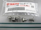 New Oem (lot Of 5) EL8-48127-00-00 Yamaha Screw 0810. Price: $20.00.