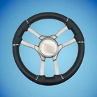 Malera Boat Steering Wheel Brushed Alum Spoke Silver Plain Center Cap New. Price: $99.30.