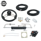 Hydraulic Outboard Steering System Kit 90HP Boat Marine Cylinder Helm Hose New. Price: $370.63.
