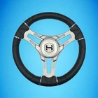 Verona Boat Steering Wheel Brush Alum Spoke Harris Pontoon New. Price: $108.77.