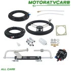 All-carb Hydraulic Outboard Steering Kit 90HP Bi-directional Locking Cylinders New. Price: $385.92.