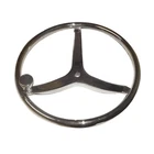 Uflex 13.5" Boat Steering Wheel With Turning Knob Stainless Steel, V46 New. Price: $225.00.